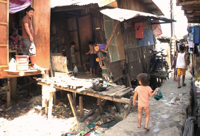 フィリピン セブのスラム街