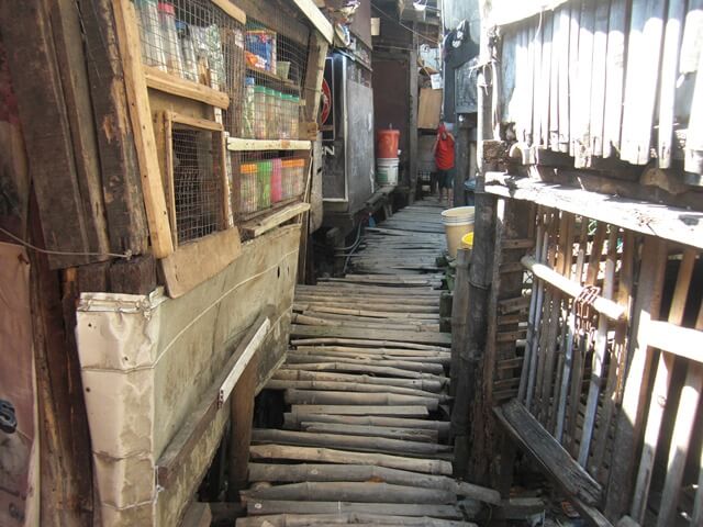 フィリピンのスラム街